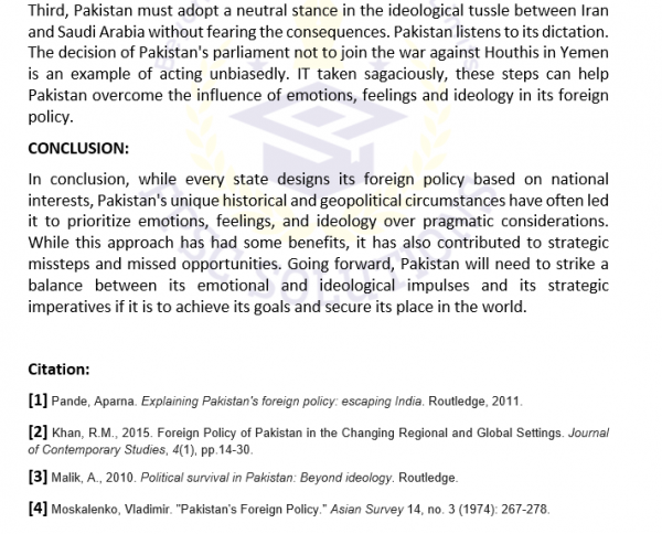 CSS Pakistan Studies