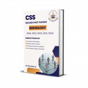 CSS Sociology Solved Past Papers